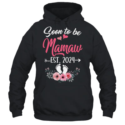 Soon To Be Mamaw Est 2024 Mothers Day First Time Mamaw Shirt & Tank Top | teecentury