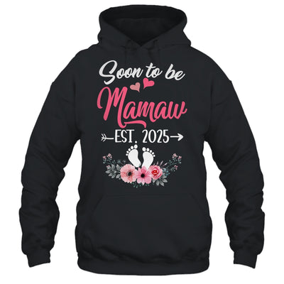 Soon To Be Mamaw Est 2025 Mothers Day First Time Mamaw Shirt & Tank Top | teecentury