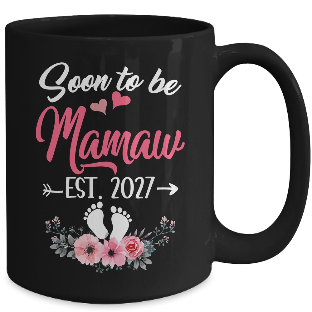 Soon To Be Mamaw Est 2027 Mothers Day First Time Mamaw Mug | teecentury