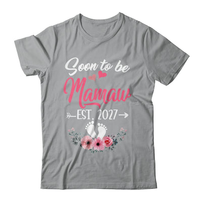 Soon To Be Mamaw Est 2027 Mothers Day First Time Mamaw Shirt & Tank Top | teecentury