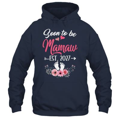 Soon To Be Mamaw Est 2027 Mothers Day First Time Mamaw Shirt & Tank Top | teecentury
