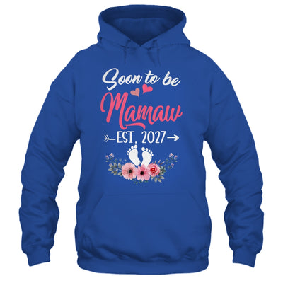 Soon To Be Mamaw Est 2027 Mothers Day First Time Mamaw Shirt & Tank Top | teecentury