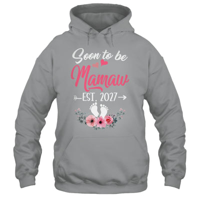 Soon To Be Mamaw Est 2027 Mothers Day First Time Mamaw Shirt & Tank Top | teecentury