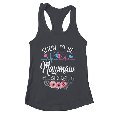 Soon To Be Mawmaw 2024 First Time Pregnancy Announcement Shirt & Tank Top | teecentury