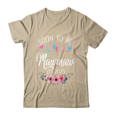 Soon To Be Mawmaw 2025 First Time Pregnancy Announcement Shirt & Tank Top | teecentury