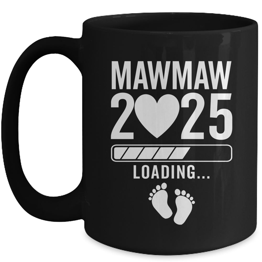 Soon To Be Mawmaw 2025 Pregnancy Announcement Loading Mug | teecentury