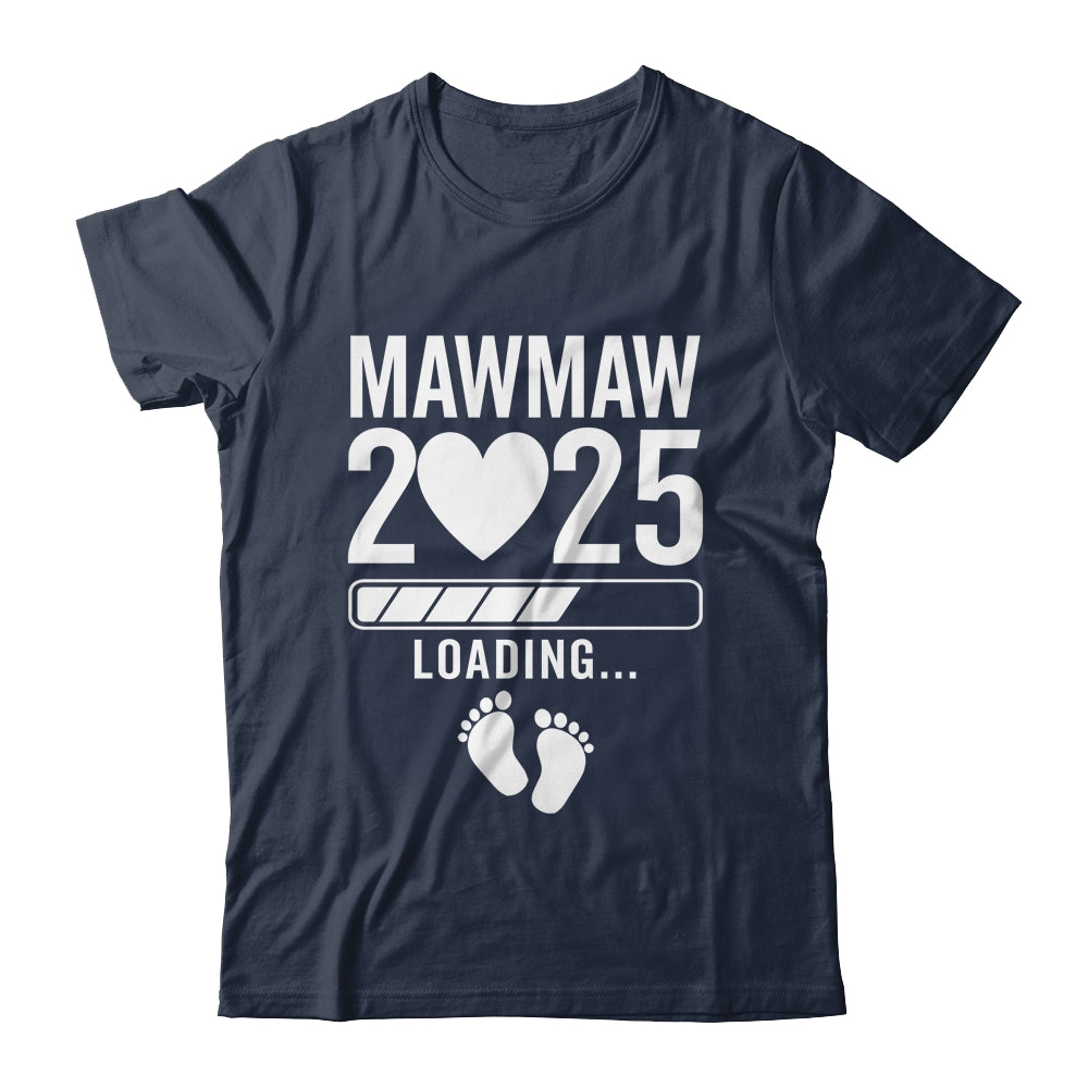 Soon To Be Mawmaw 2025 Pregnancy Announcement Loading Shirt & Tank Top | teecentury