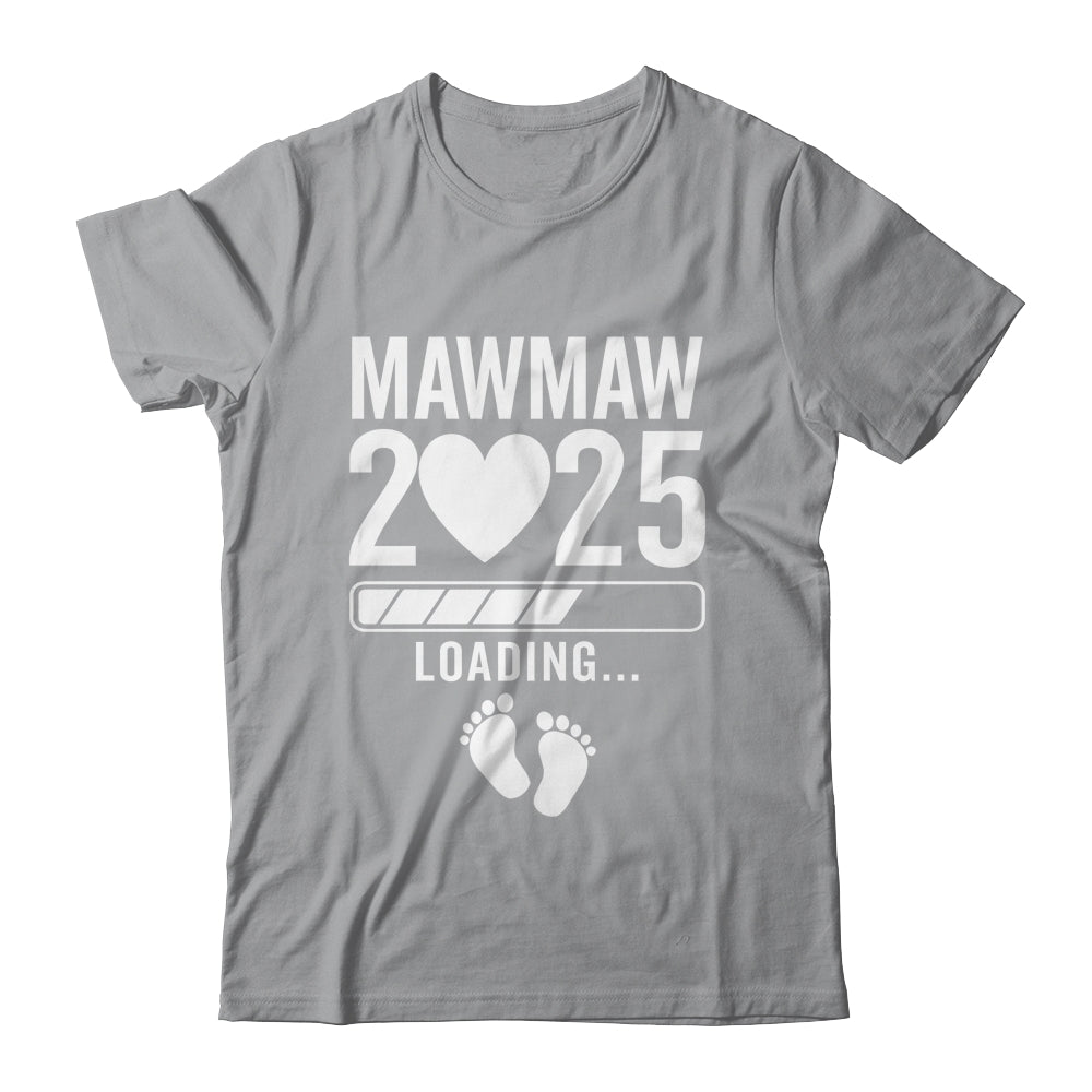 Soon To Be Mawmaw 2025 Pregnancy Announcement Loading Shirt & Tank Top | teecentury