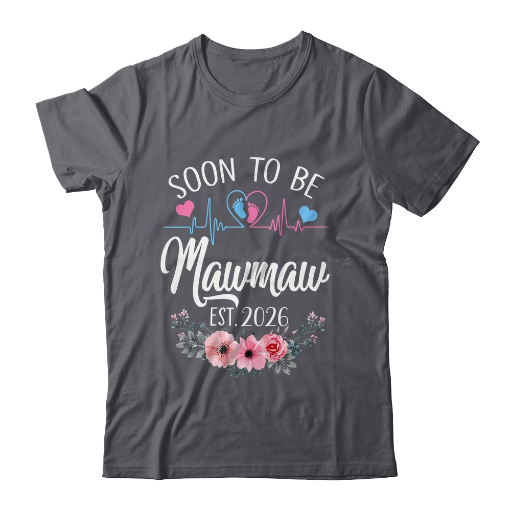 Soon To Be Mawmaw 2026 First Time Pregnancy Announcement Shirt & Tank Top | teecentury