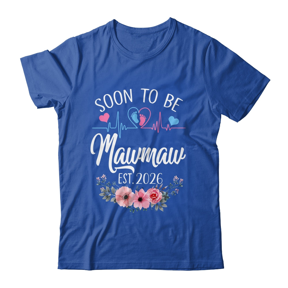 Soon To Be Mawmaw 2026 First Time Pregnancy Announcement Shirt & Tank Top | teecentury