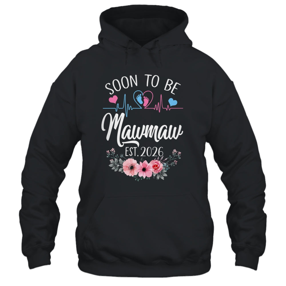 Soon To Be Mawmaw 2026 First Time Pregnancy Announcement Shirt & Tank Top | teecentury