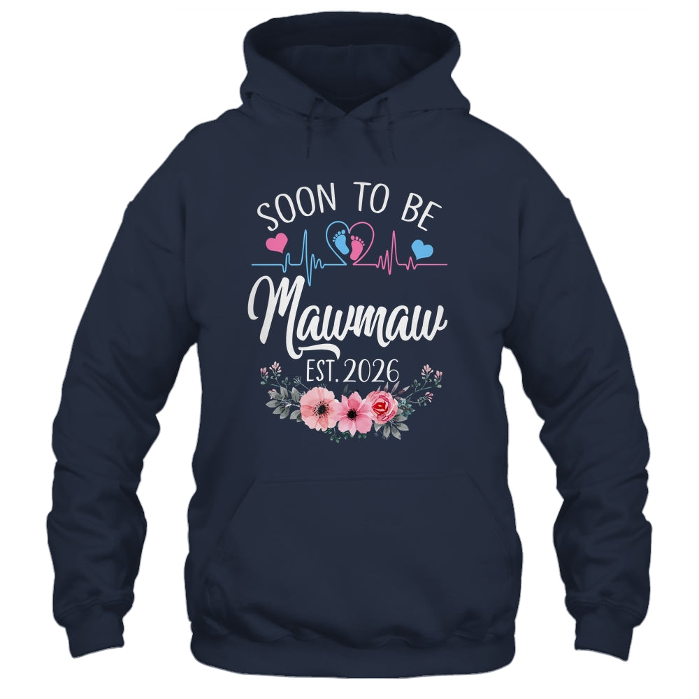 Soon To Be Mawmaw 2026 First Time Pregnancy Announcement Shirt & Tank Top | teecentury