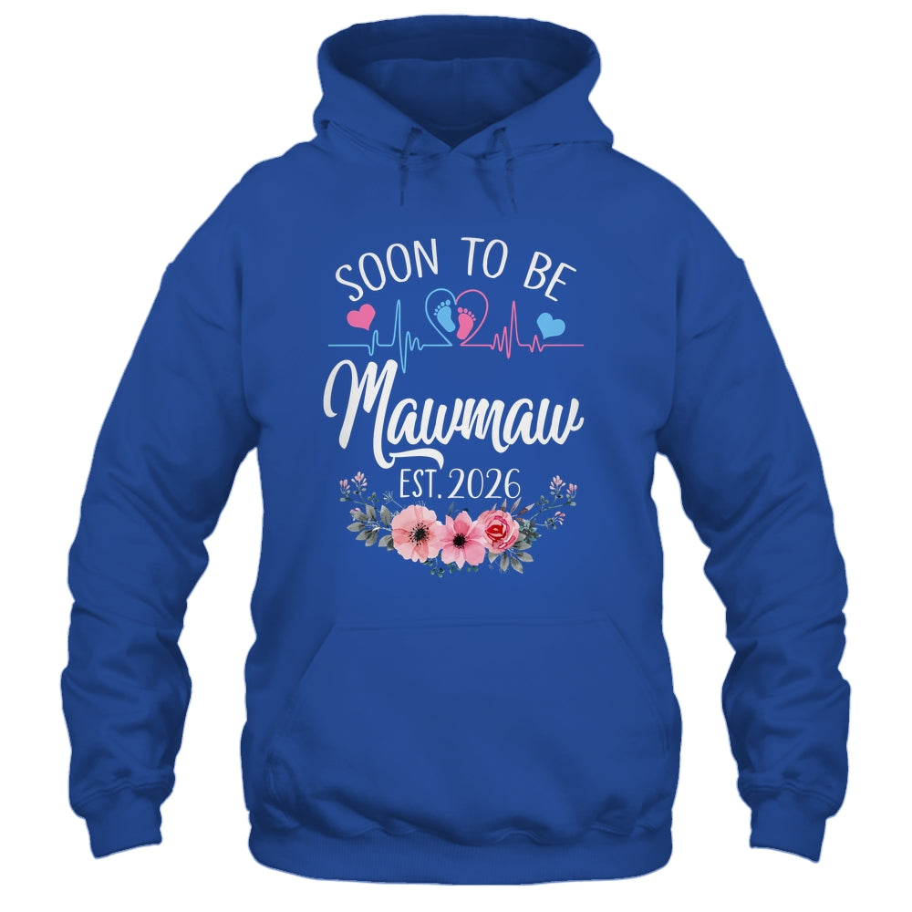 Soon To Be Mawmaw 2026 First Time Pregnancy Announcement Shirt & Tank Top | teecentury