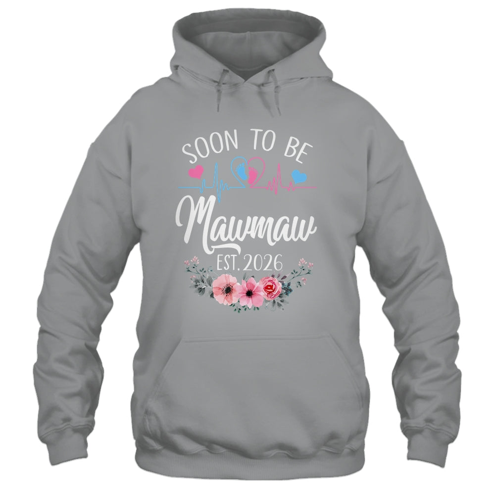Soon To Be Mawmaw 2026 First Time Pregnancy Announcement Shirt & Tank Top | teecentury