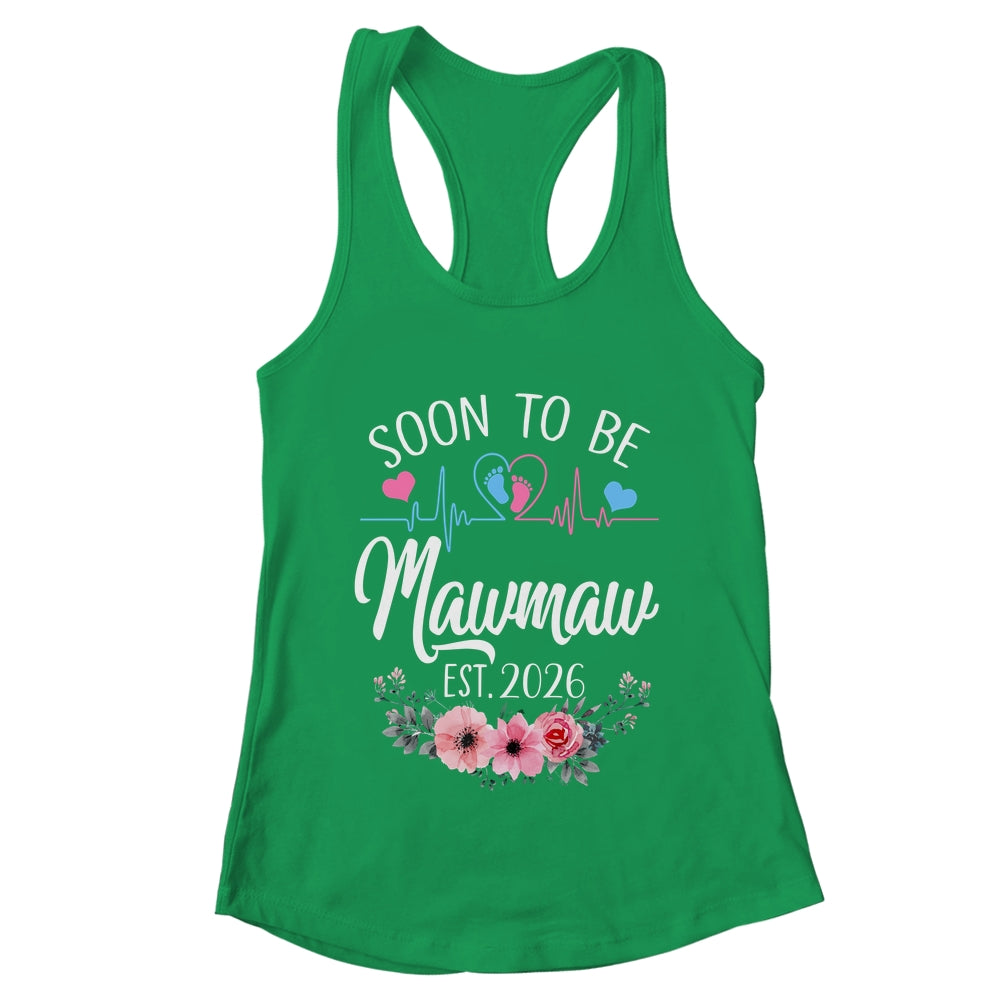 Soon To Be Mawmaw 2026 First Time Pregnancy Announcement Shirt & Tank Top | teecentury