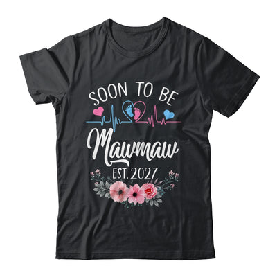 Soon To Be Mawmaw 2027 First Time Pregnancy Announcement Shirt & Tank Top | teecentury