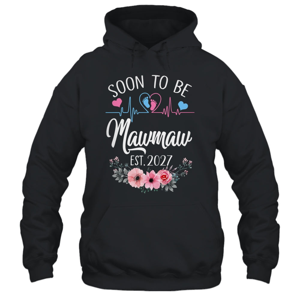 Soon To Be Mawmaw 2027 First Time Pregnancy Announcement Shirt & Tank Top | teecentury