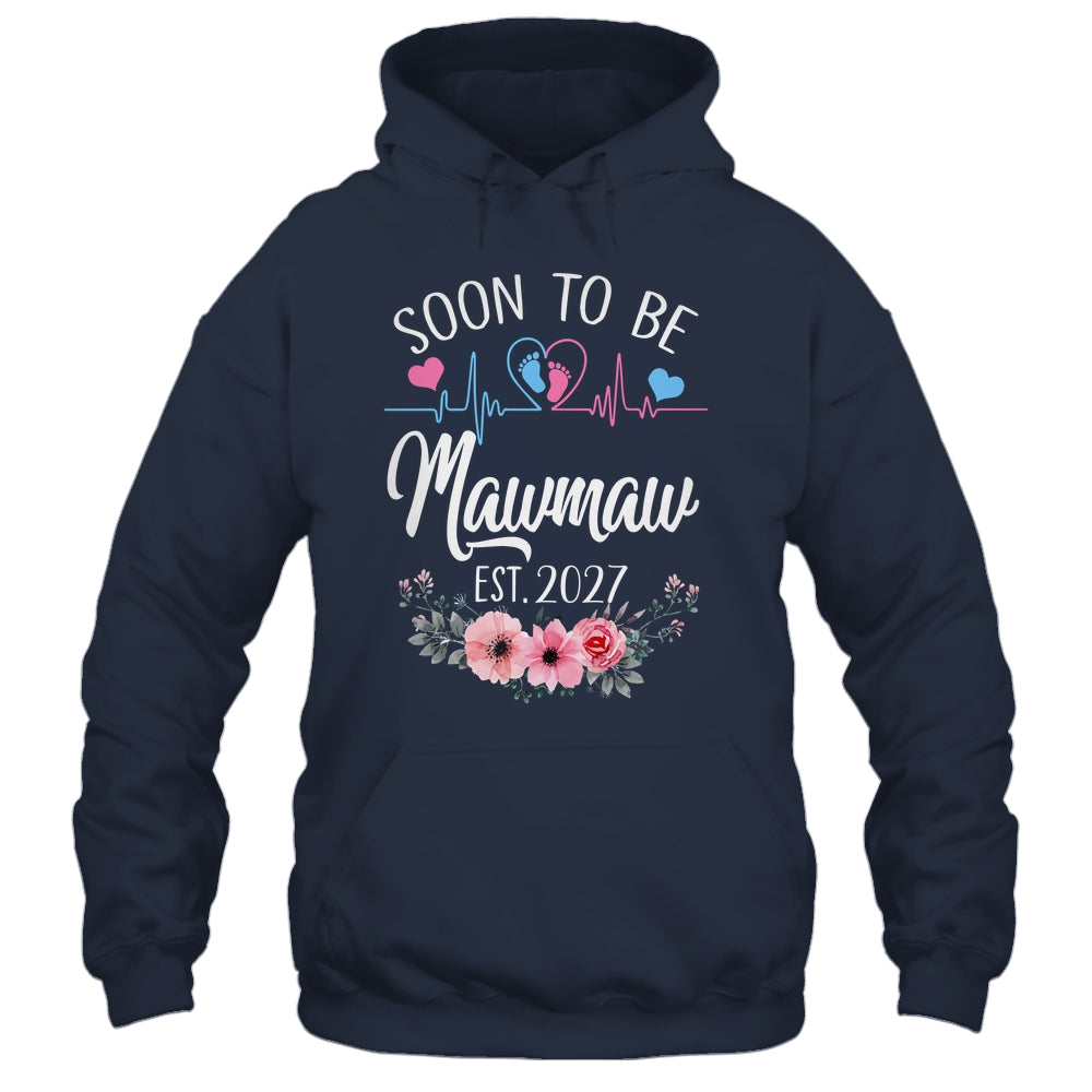 Soon To Be Mawmaw 2027 First Time Pregnancy Announcement Shirt & Tank Top | teecentury
