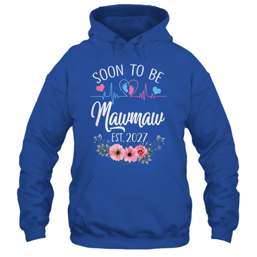 Soon To Be Mawmaw 2027 First Time Pregnancy Announcement Shirt & Tank Top | teecentury