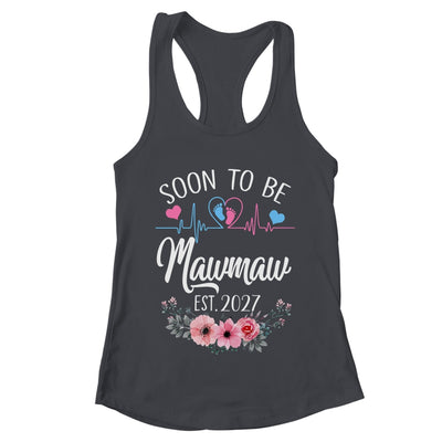 Soon To Be Mawmaw 2027 First Time Pregnancy Announcement Shirt & Tank Top | teecentury