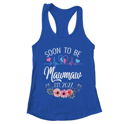 Soon To Be Mawmaw 2027 First Time Pregnancy Announcement Shirt & Tank Top | teecentury