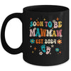 Soon To Be Mawmaw Est 2024 Pregnancy Announcement Groovy Mug | teecentury