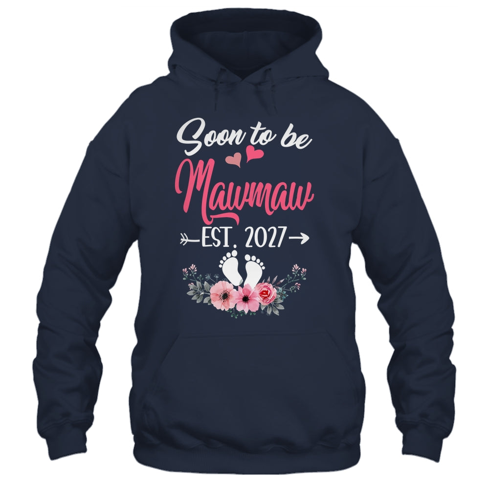 Soon To Be Mawmaw Est 2027 Mothers Day First Time Mawmaw Shirt & Tank Top | teecentury