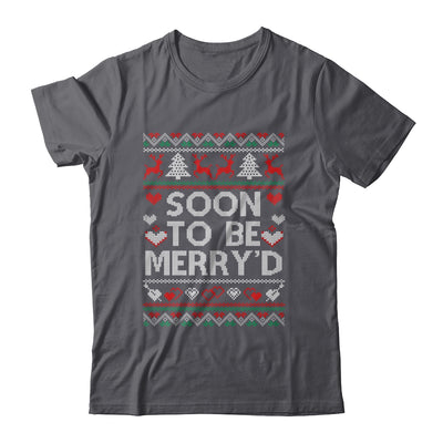 Soon To Be Merry'd Engaged Couples Matching Ugly Christmas Shirt & Sweatshirt | teecentury