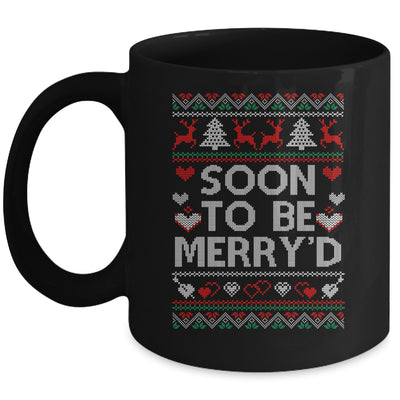 Soon To Be Merry'd Engaged Couples Matching Ugly Christmas Mug | teecentury