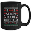 Soon To Be Merry'd Engaged Couples Matching Ugly Christmas Mug | teecentury