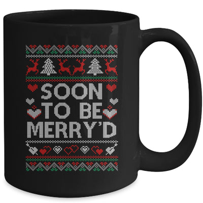 Soon To Be Merry'd Engaged Couples Matching Ugly Christmas Mug | teecentury