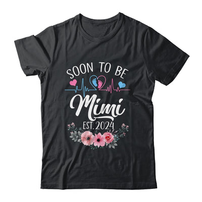 Soon To Be Mimi 2024 First Time Pregnancy Announcement Shirt & Tank Top | teecentury