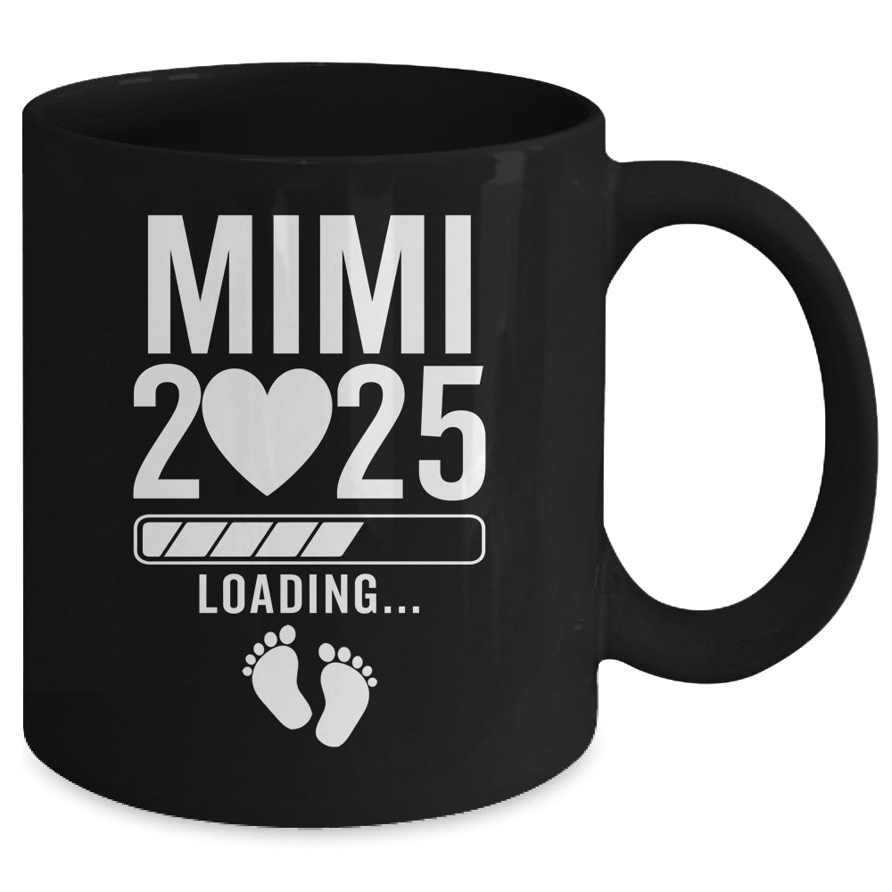 Soon To Be Mimi 2025 Pregnancy Announcement Loading Mug | teecentury