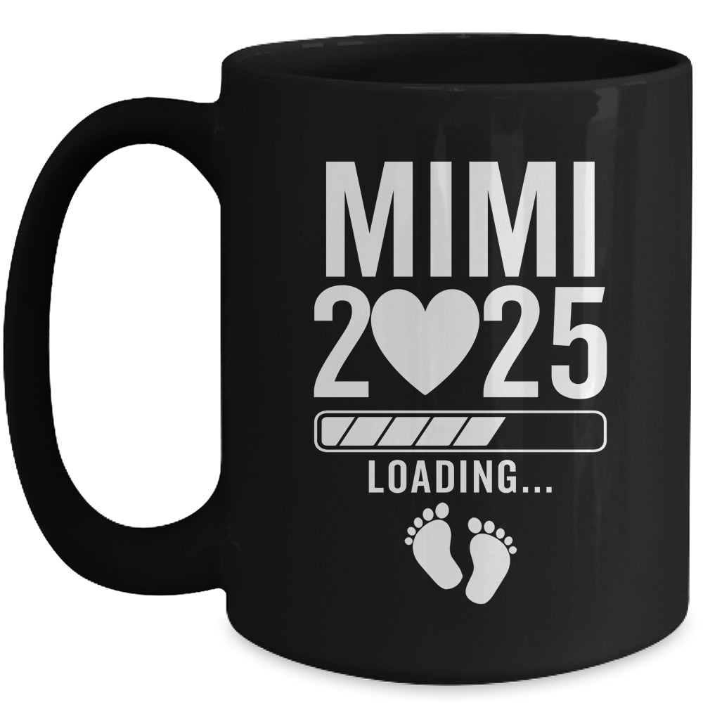 Soon To Be Mimi 2025 Pregnancy Announcement Loading Mug | teecentury
