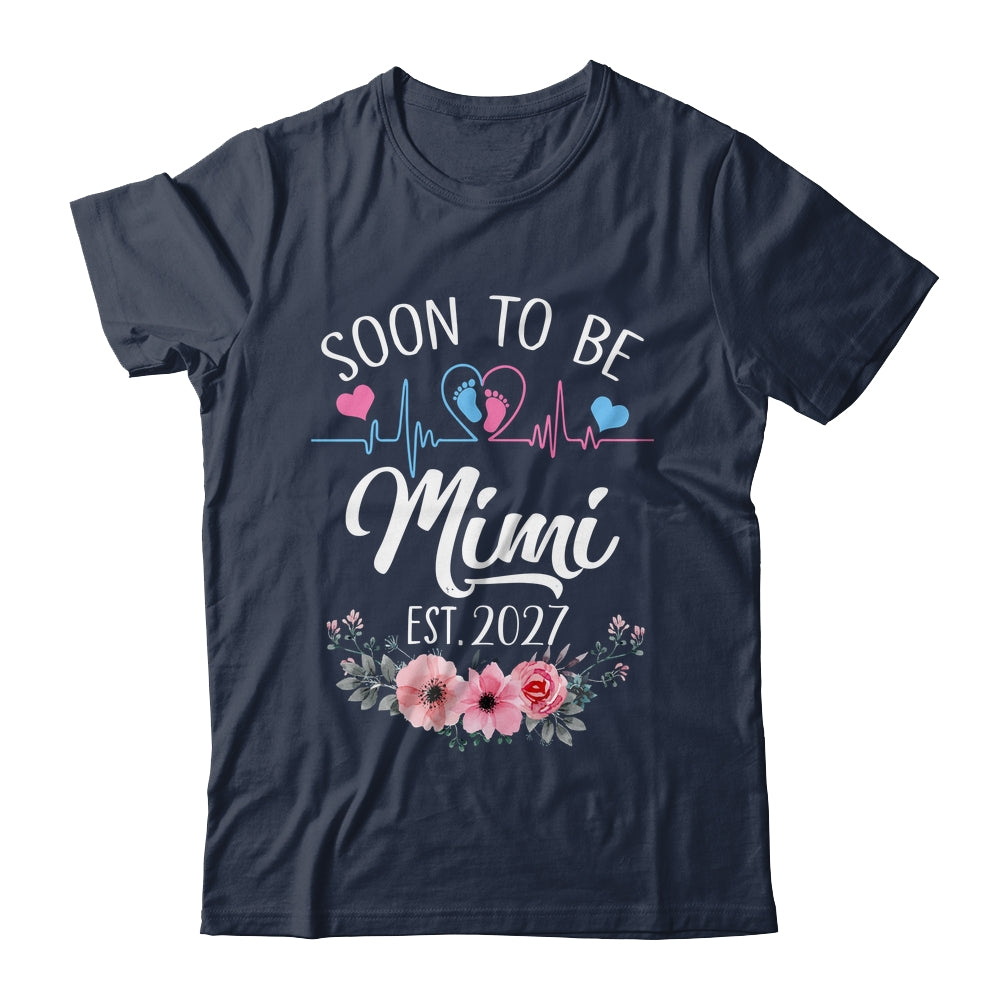 Soon To Be Mimi 2027 First Time Pregnancy Announcement Shirt & Tank Top | teecentury