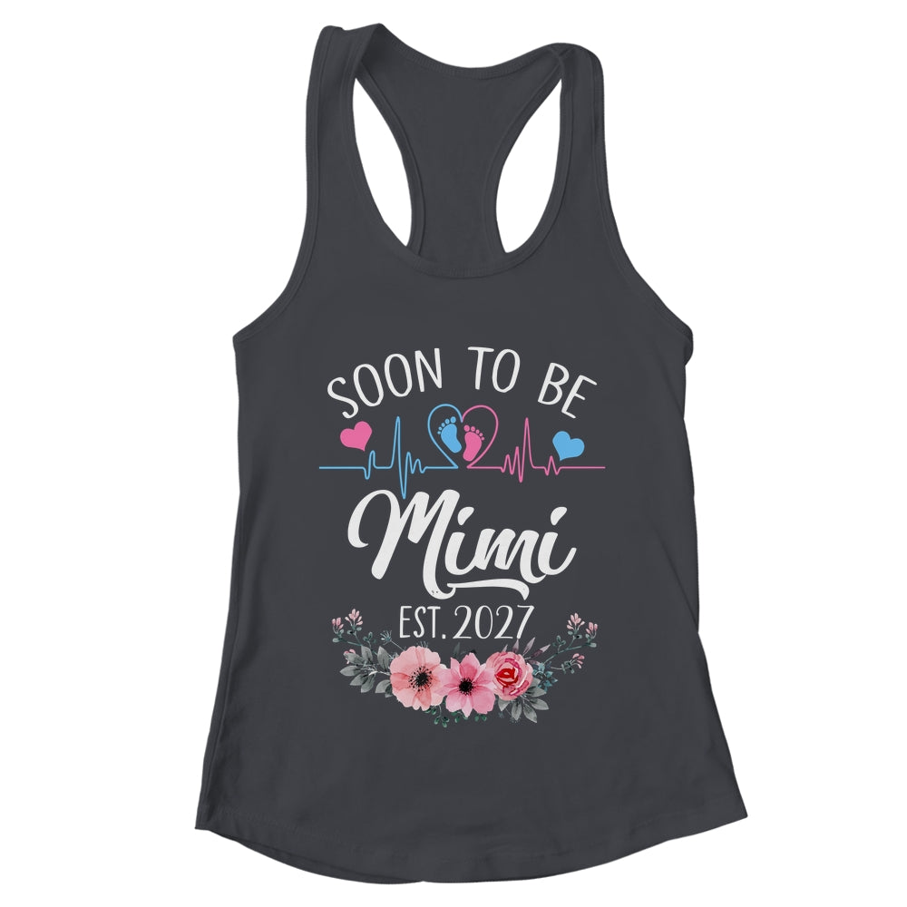 Soon To Be Mimi 2027 First Time Pregnancy Announcement Shirt & Tank Top | teecentury