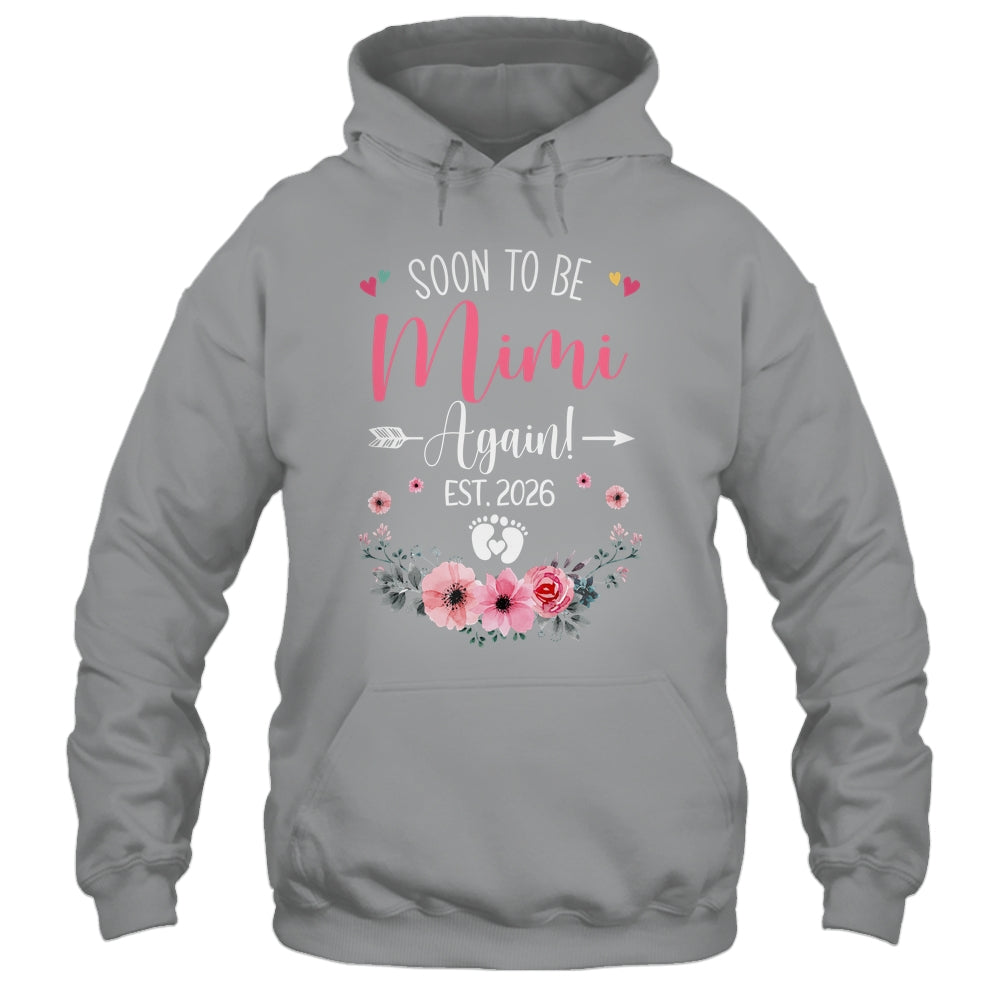 Soon To Be Mimi Again Est 2026 Mothers Day Shirt & Tank Top | teecentury