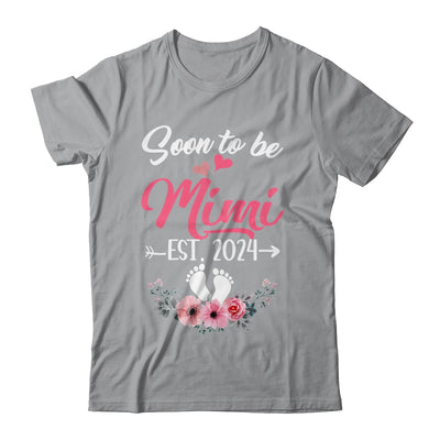 Soon To Be Mimi Est 2024 Mothers Day First Time Mimi Shirt & Tank Top | teecentury