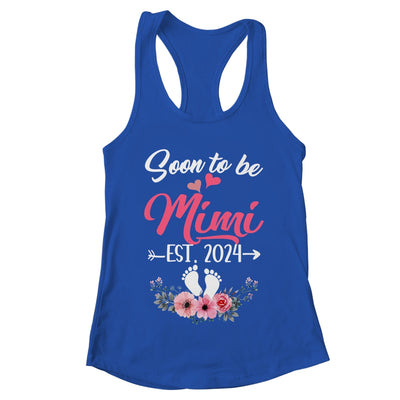 Soon To Be Mimi Est 2024 Mothers Day First Time Mimi Shirt & Tank Top | teecentury