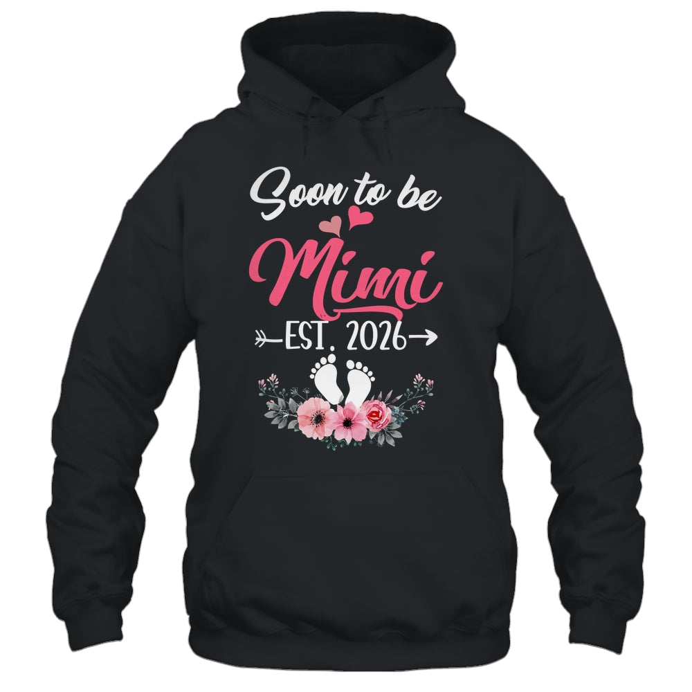 Soon To Be Mimi Est 2026 Mothers Day First Time Mimi Shirt & Tank Top | teecentury