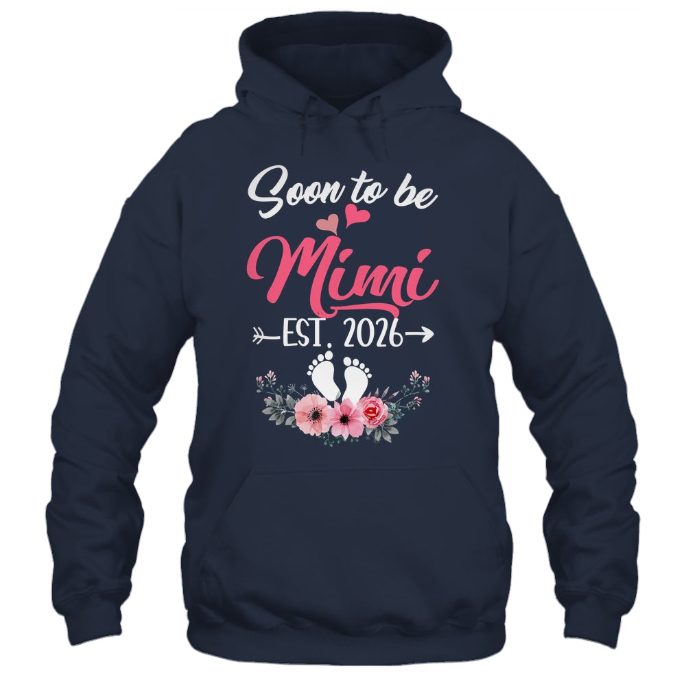 Soon To Be Mimi Est 2026 Mothers Day First Time Mimi Shirt & Tank Top | teecentury