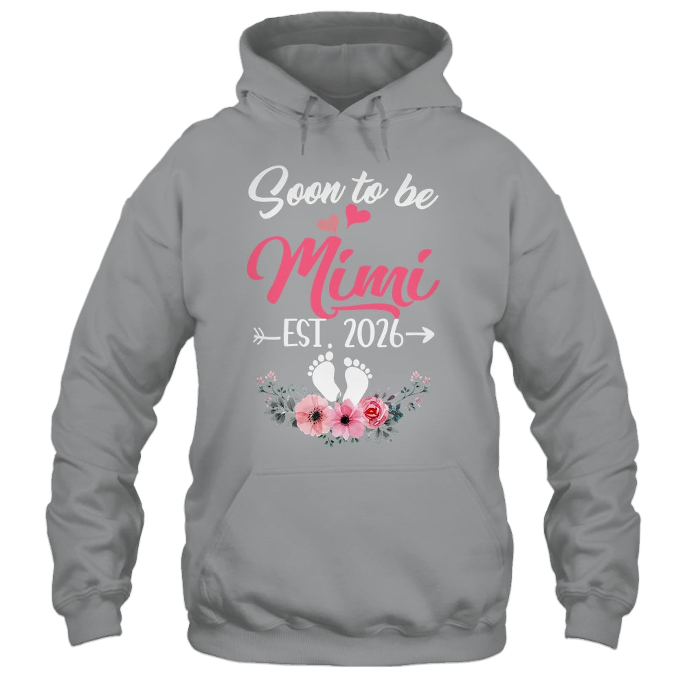 Soon To Be Mimi Est 2026 Mothers Day First Time Mimi Shirt & Tank Top | teecentury