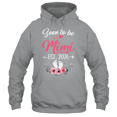 Soon To Be Mimi Est 2026 Mothers Day First Time Mimi Shirt & Tank Top | teecentury
