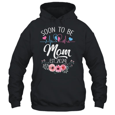 Soon To Be Mom 2024 First Time Pregnancy Announcement Shirt & Tank Top | teecentury