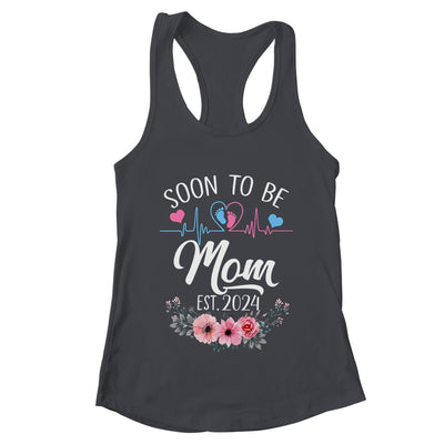 Soon To Be Mom 2024 First Time Pregnancy Announcement Shirt & Tank Top | teecentury