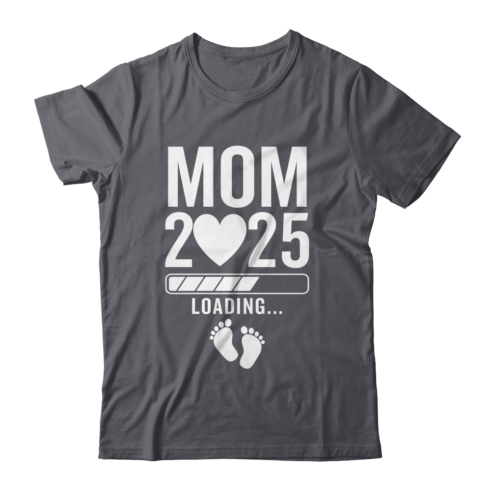 Soon To Be Mom 2025 Pregnancy Announcement Loading Shirt & Tank Top | teecentury
