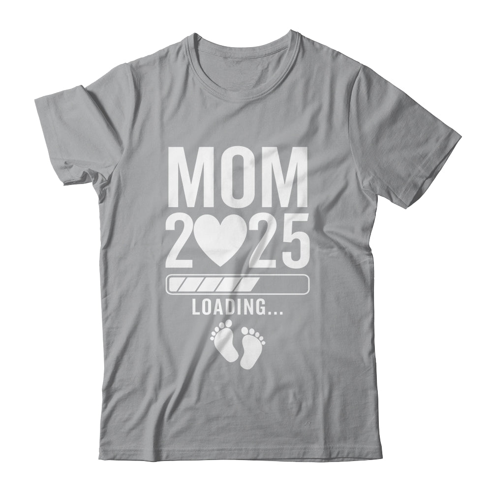 Soon To Be Mom 2025 Pregnancy Announcement Loading Shirt & Tank Top | teecentury