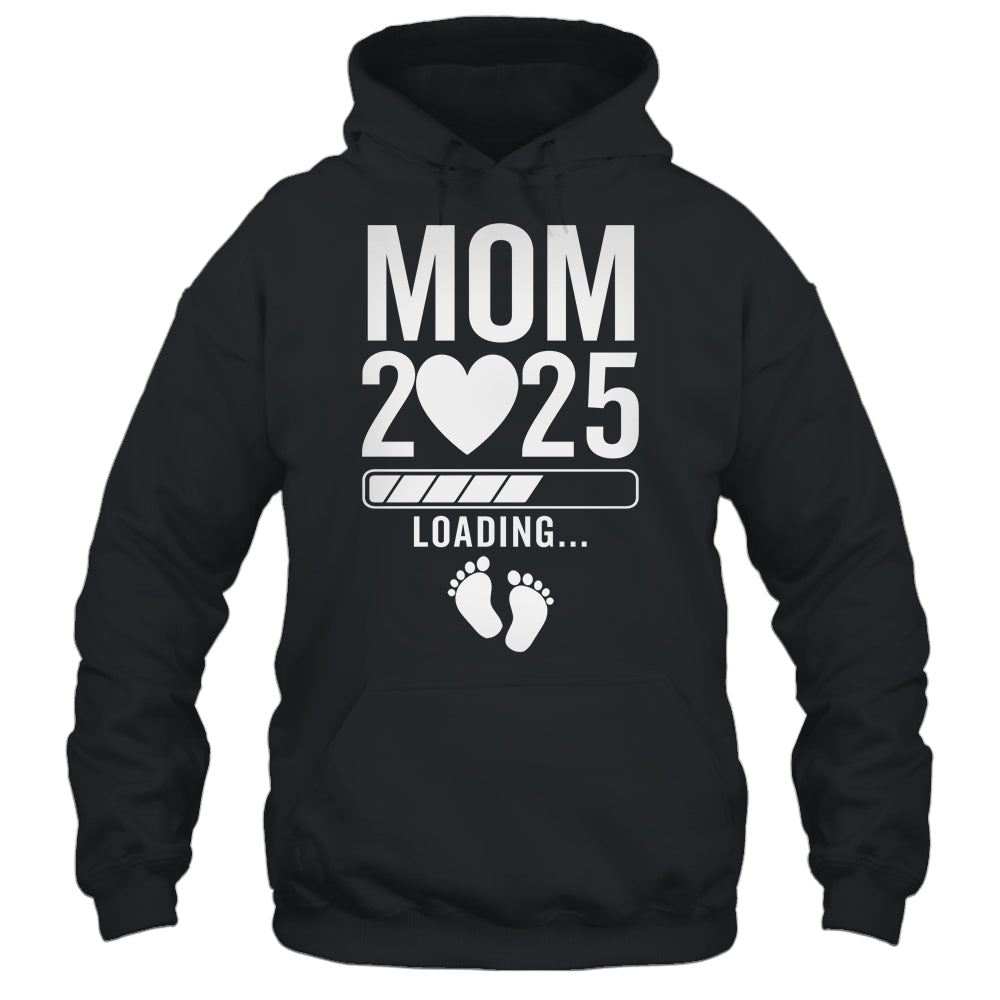 Soon To Be Mom 2025 Pregnancy Announcement Loading Shirt & Tank Top | teecentury