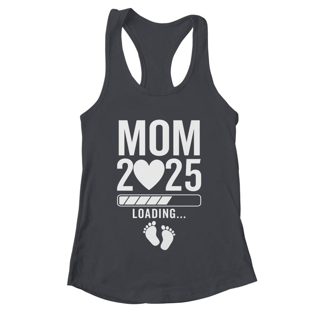 Soon To Be Mom 2025 Pregnancy Announcement Loading Shirt & Tank Top | teecentury