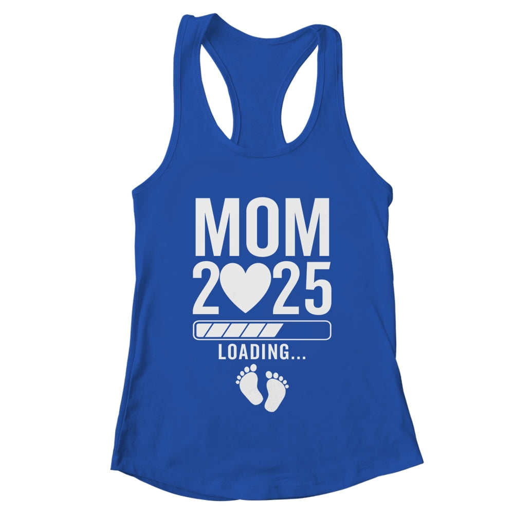 Soon To Be Mom 2025 Pregnancy Announcement Loading Shirt & Tank Top | teecentury